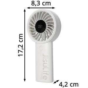 Produktbild für Ventilator JisuLife FHL04ROGY, Fan 4, grau, Ø 6,5cm