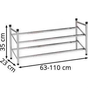 Produktbild für Schuhregal Böttcher-AG 98089, aus Metall