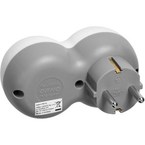 Produktbild für Steckdosenadapter Orno AE-13238, weiß