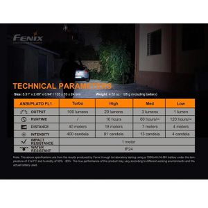 Produktbild für Taschenlampe Fenix E-Star Dynamo, LED, aufladbar