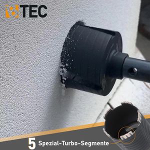 Produktbild für Bohrkrone BTEC Diamant Dosensenker, M16