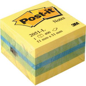 Haftnotizen Post-it Mini Würfel, 2051-L, bunt