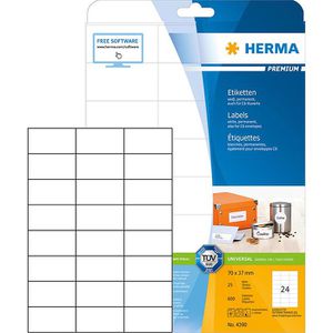 Universaletiketten Herma 4390 Premium, weiß