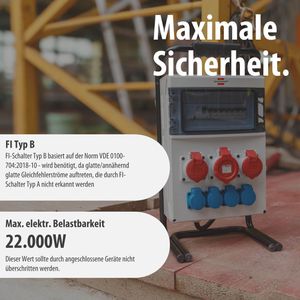 Produktbild für CEE-Stromverteiler Brennenstuhl BSV 4, mobil, für außen