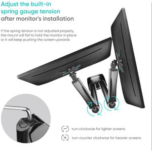 Produktbild für Monitorhalterung Onkron G160-B, VESA 75x75 &amp; 100x100 mm
