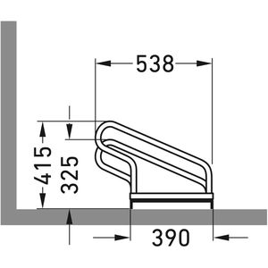 Produktbild für Fahrradständer WSM 2054, Bodenmontage / freistehend