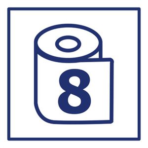 Produktbild für Toilettenpapier Satino HiCycle, 082500, MT1