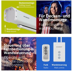 Produktbild für Beamer-Leinwand ESMART Economy EXM Motor