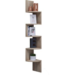 Produktbild für Wandregal VCM Mintis, 915148, sonoma eiche