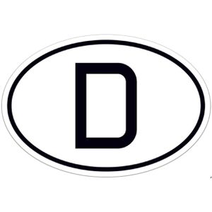 Fahrzeugkennzeichnung SafetyMarking D-Zeichen
