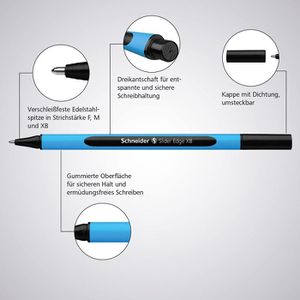 Produktbild für Kugelschreiber Schneider Slider Edge XB Pastell