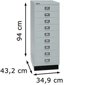 Produktbild für Schubladenschrank Bisley MultiDrawer, aus Metall