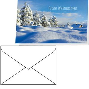 Produktbild für Weihnachtskarte LUMA 2378, Winterlandschaft
