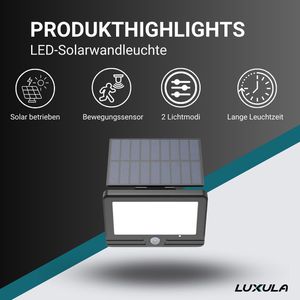 Produktbild für LED-Außenstrahler Luxula LXSO700125, IP54 wasserfest