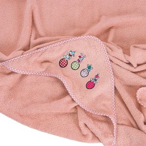 Produktbild für Handtuch Zollner Kapuzenbadetuch Capo, mit Motiv, 100 x 100 cm