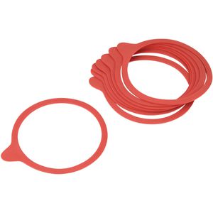 Produktbild für Einmachgummis Dr.Oetker-Küchenhelfer rot, 94 x 108 mm