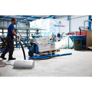 Produktbild für Hubtisch HanseLifter HTF-G-230V, mit Rampe, elektrisch