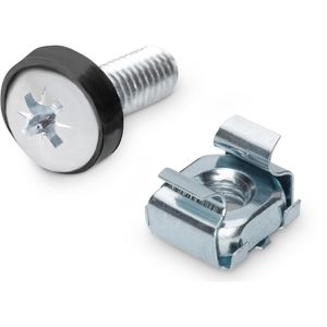 Käfigmuttern Digitus DN-19-SET-S-2, verzinkter Stahl, M6