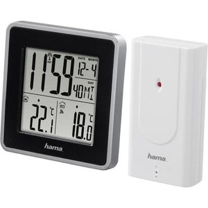 Hama Thermometer EWS Intro digital, Funk, Innen-Außentemperatur