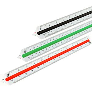 Produktbild für Dreikantmaßstab Rumold 160/DIN/30 Kunststoff, 30cm