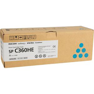 Produktbild für Toner Ricoh Type SPC360HE, 408185 cyan