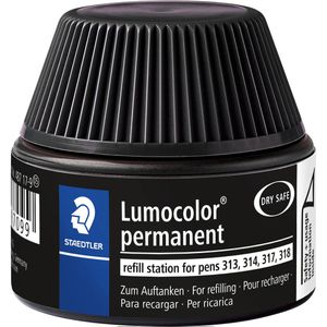 Nachfülltusche Staedtler Lumocolor perm., schwarz