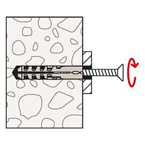 Produktbild für Dübel Fischer 050106, S6