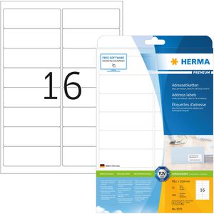 Adressetiketten Herma 5075 Premium, weiß