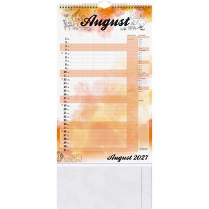 Produktbild für Familienplaner Brunnen Aquarell 1070284007, Jahr 2027