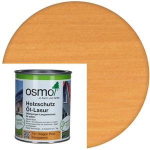 Osmo Holzlasur Holzschutz Öl-Lasur, 0,75l, außen, 731 oregon pine
