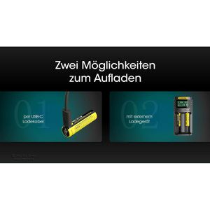 Produktbild für Akku Nitecore NL1411R, 3,6 V, 1100 mAh
