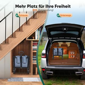 Produktbild für Bollerwagen Sekey FW176, faltbar
