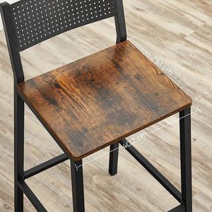 Produktbild für Barhocker Vasagle LBC070B01, mit Lehne