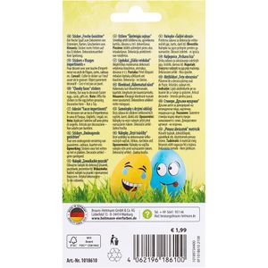 Produktbild für Sticker Heitmann-Eierfarben Freche Gesichter