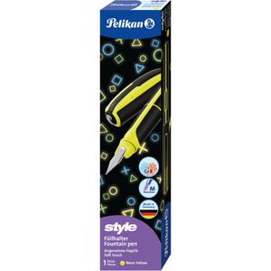 Produktbild für Füller Pelikan Style Neon Gelb P57, Feder M