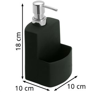 Produktbild für Spülmittelspender Wenko Festival 3620117800, schwarz