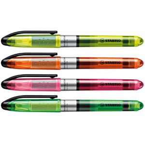 Textmarker Stabilo Navigator, 4 Stück