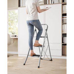 Produktbild für Klapptritt Songmics GSL003GY01, grau, aus Stahl