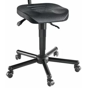 Produktbild für Arbeitsstuhl meychair W15-28-TR-PU, XXL, schwarz