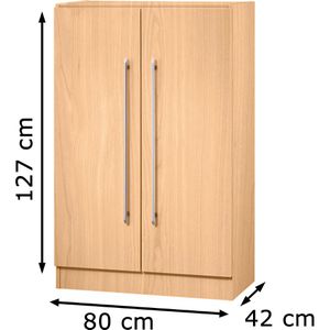 Produktbild für Aktenschrank Hammerbacher Solid 7550, aus Holz