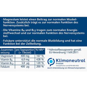 Produktbild für Magnesium Doppelherz aktiv, Granulat, 20 Portionen