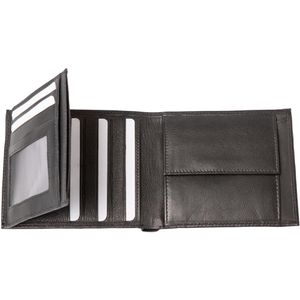 Produktbild für Portemonnaie Alassio 42246, schwarz, aus Echt Leder