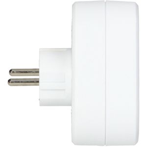 Produktbild für Steckdosenadapter Orno weiß