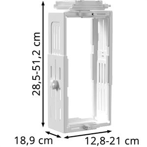 Produktbild für PC-Halterung FlexiSpot CH1W, weiß, drehbar