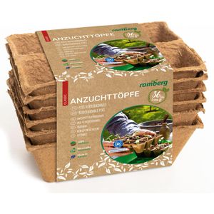 Anzuchttöpfe Romberg 10091103, 36 Stück