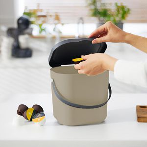 Produktbild für Mülleimer Rotho Albula 1030307422, Cappuccino