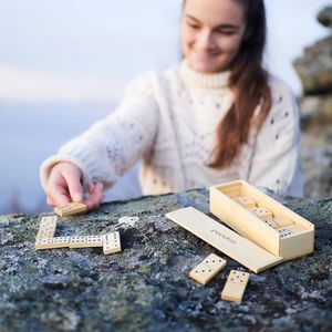 Produktbild für Domino pandoo POBGT03, aus Bambus, Doppel-Sechs