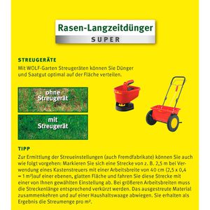 Produktbild für Dünger Wolf-Garten R-LD 250 Rasendünger Super
