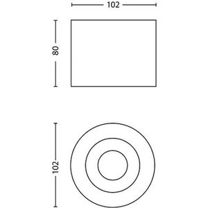 Produktbild für Deckenstrahler Philips Star Phase, weiß mit LED