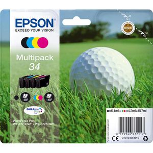 Produktbild für Tinte Epson 34 C13T346640 Golfball, Multipack
